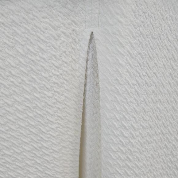 Anthropologie Maeve Cheryl Textured Knit Dress Black White Size 8 - Picture 6 of 9